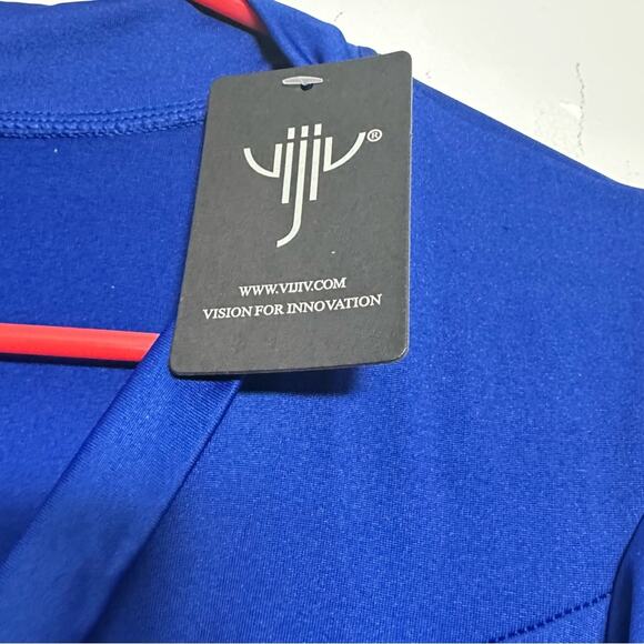 Dance Innovations Royal Blue Performance Dress, Flowy Ruffle Sleeve, NWT size AM - Picture 12 of 15